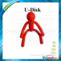 DIY fancy and funny rubber human shape usb pen drive